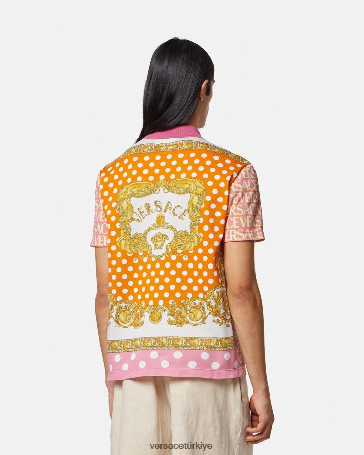 Versace genel olarak kısa kollu polo erkekler Yazdır Giyim B0HHR81356