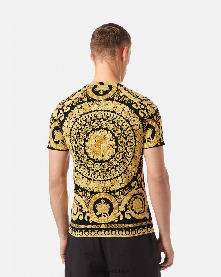 Versace barok tişört erkekler Yazdır Giyim B0HHR81369