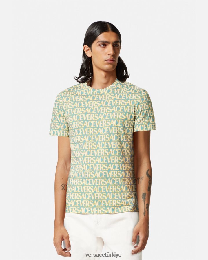 Versace genel tişört erkekler Yazdır Giyim B0HHR81354