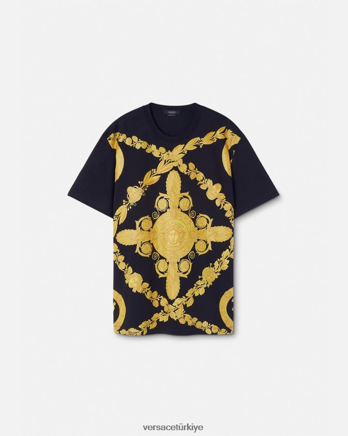 Versace maschera barok tişört erkekler Yazdır Giyim B0HHR81388