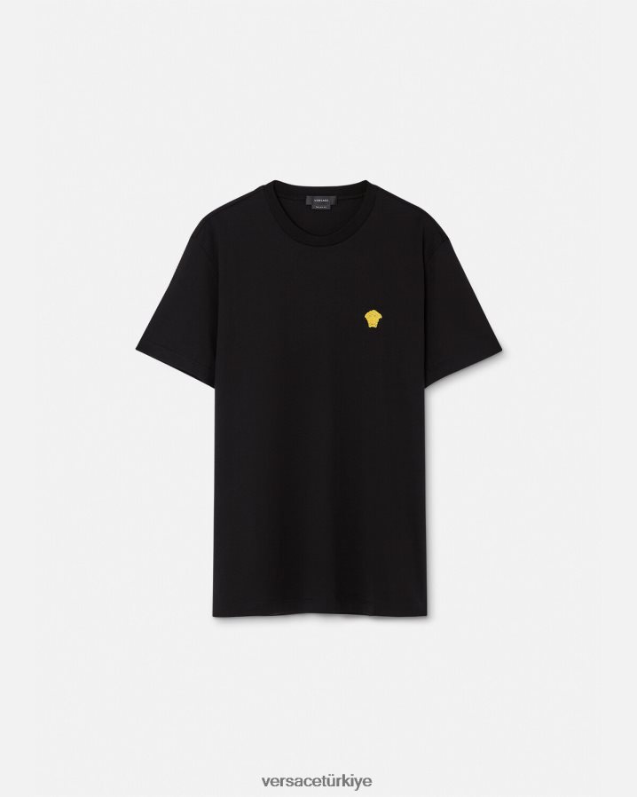 Versace medusa tişört erkekler siyah Giyim B0HHR81370