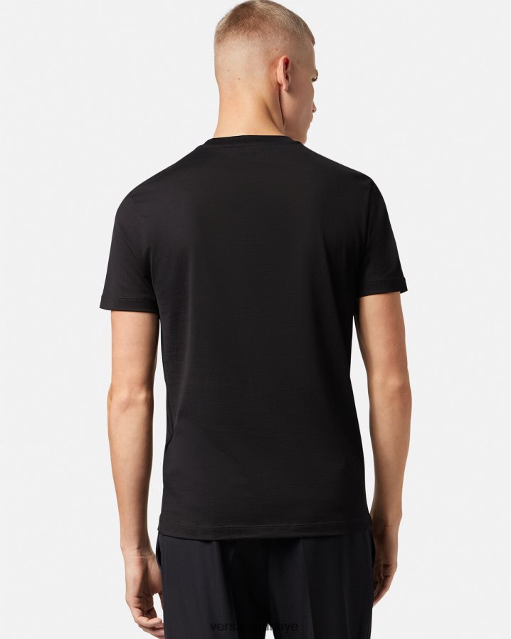 Versace medusa tişört erkekler siyah Giyim B0HHR81370