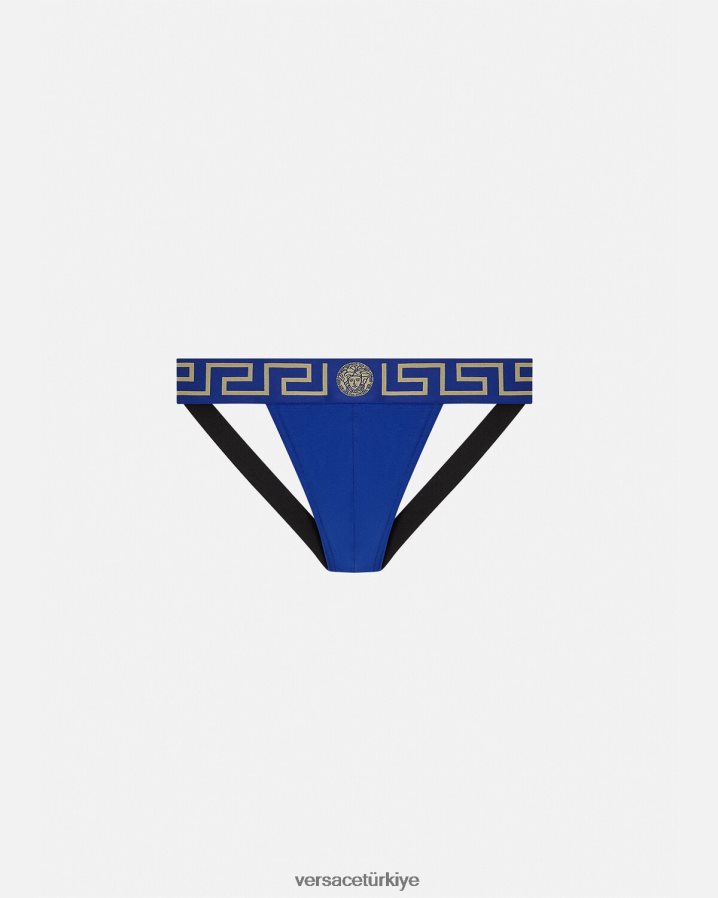 Versace yunan sınırı jockstrap erkekler mavi iç çamaşırı ve plaj kıyafeti B0HHR81777