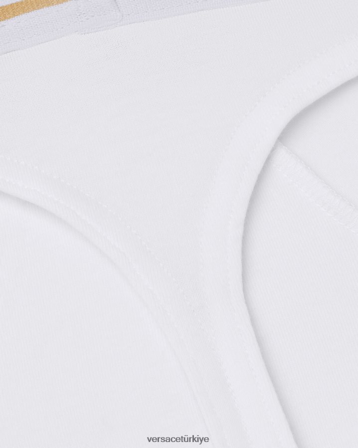 Versace yunanistan sınır tangası erkekler Beyaz altın iç çamaşırı ve plaj kıyafeti B0HHR81772