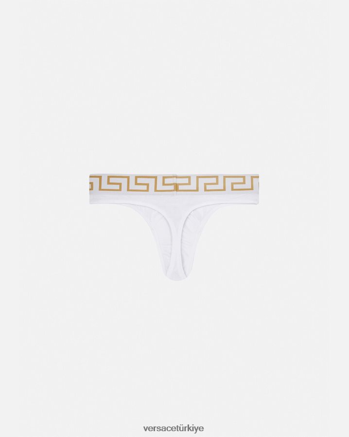 Versace yunanistan sınır tangası erkekler Beyaz altın iç çamaşırı ve plaj kıyafeti B0HHR81772