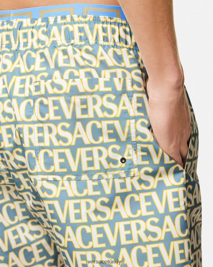 Versace boydan boya sörf şortu erkekler Yazdır iç çamaşırı ve plaj kıyafeti B0HHR81794
