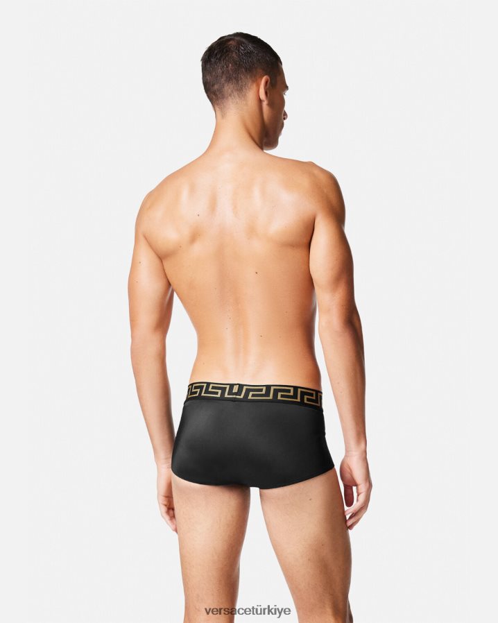 Versace yunan sınırındaki mayolar erkekler siyah iç çamaşırı ve plaj kıyafeti B0HHR81807