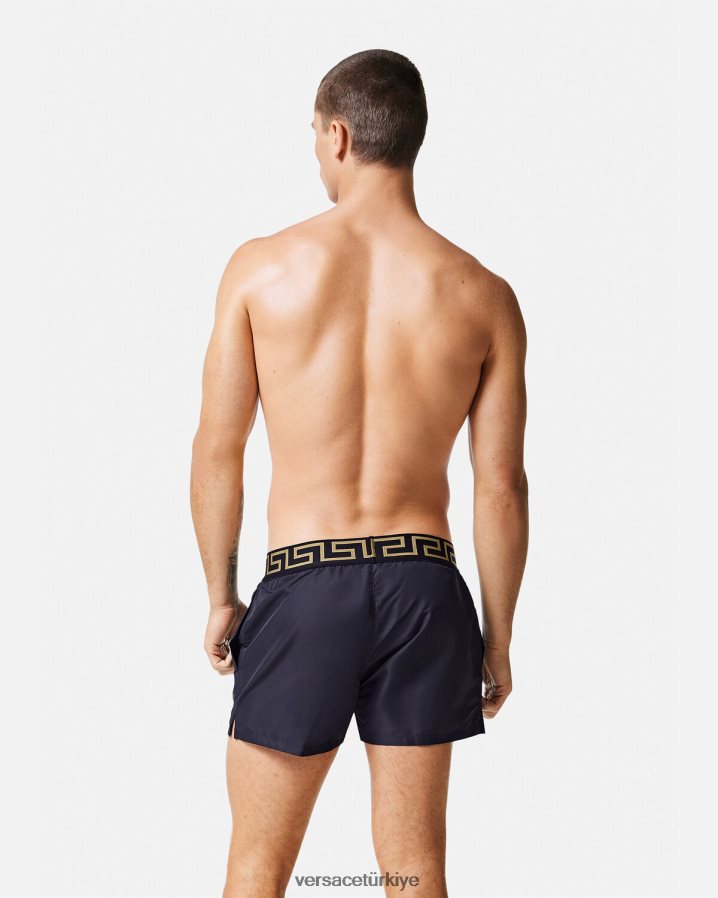 Versace yunan sınırı yüzme şortu erkekler mavi iç çamaşırı ve plaj kıyafeti B0HHR81809