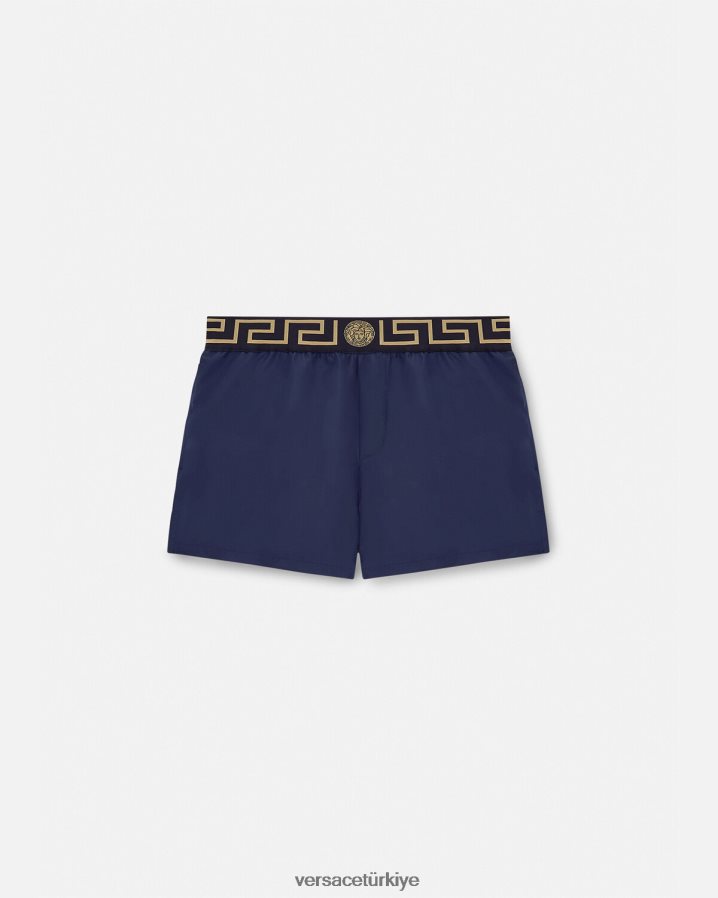 Versace yunan sınırı yüzme şortu erkekler mavi iç çamaşırı ve plaj kıyafeti B0HHR81814