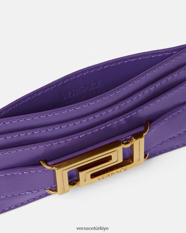 Versace greca tanrıçası kart sahibi kadınlar menekşe Aksesuarlar B0HHR8579