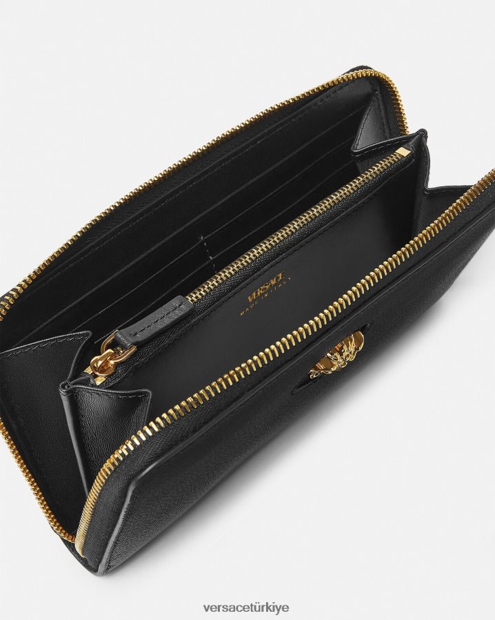 Versace la medusa Continental cüzdan kadınlar siyah Aksesuarlar B0HHR8573