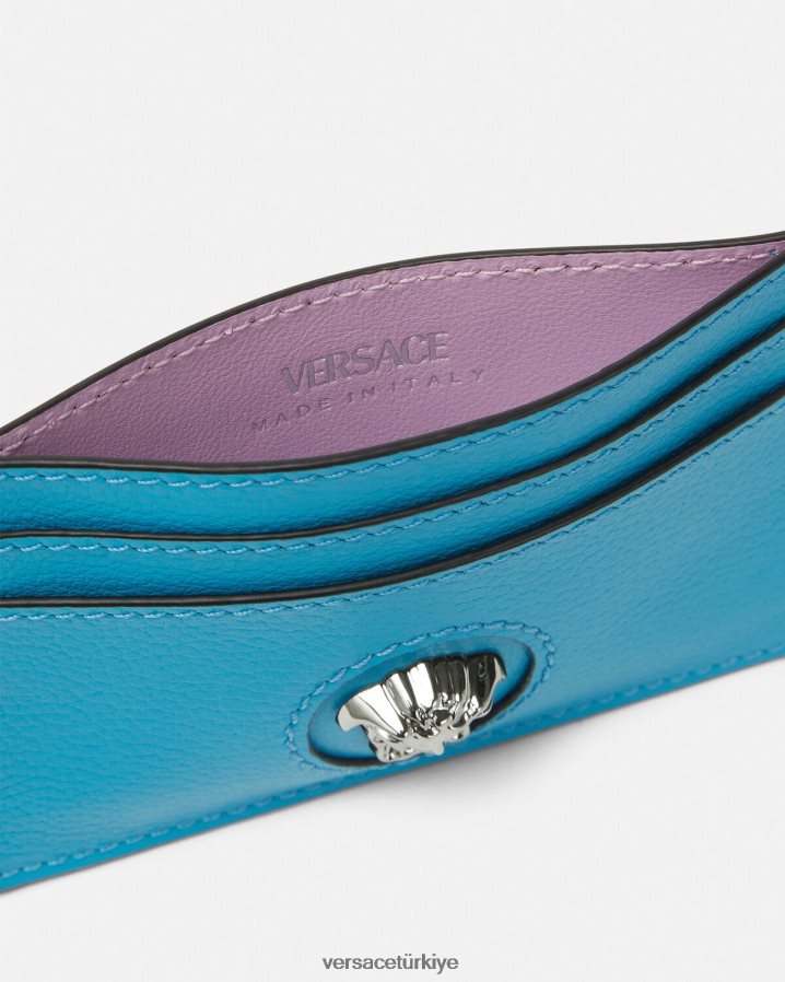 Versace la medusa kart kutusu kadınlar turkuaz Aksesuarlar B0HHR8567