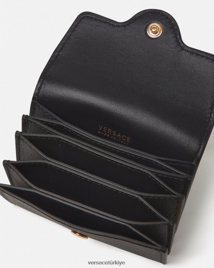 Versace la medusa kart sahibi kadınlar siyah Aksesuarlar B0HHR8572