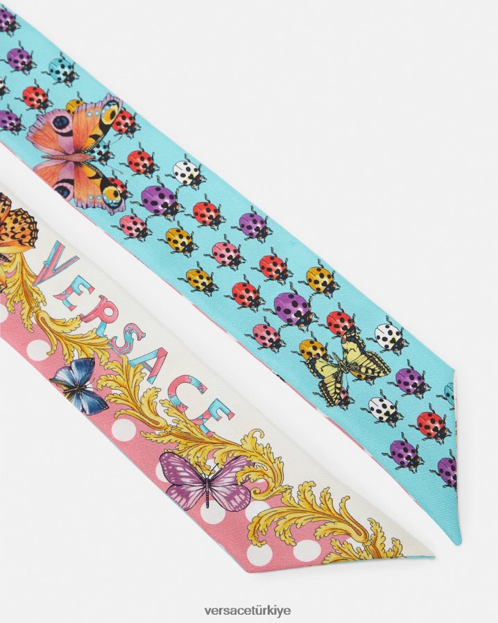 Versace kelebekler eşarp kravat kadınlar Yazdır Aksesuarlar B0HHR8893