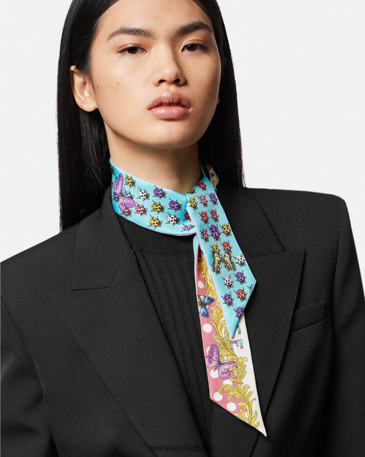 Versace kelebekler eşarp kravat kadınlar Yazdır Aksesuarlar B0HHR8893