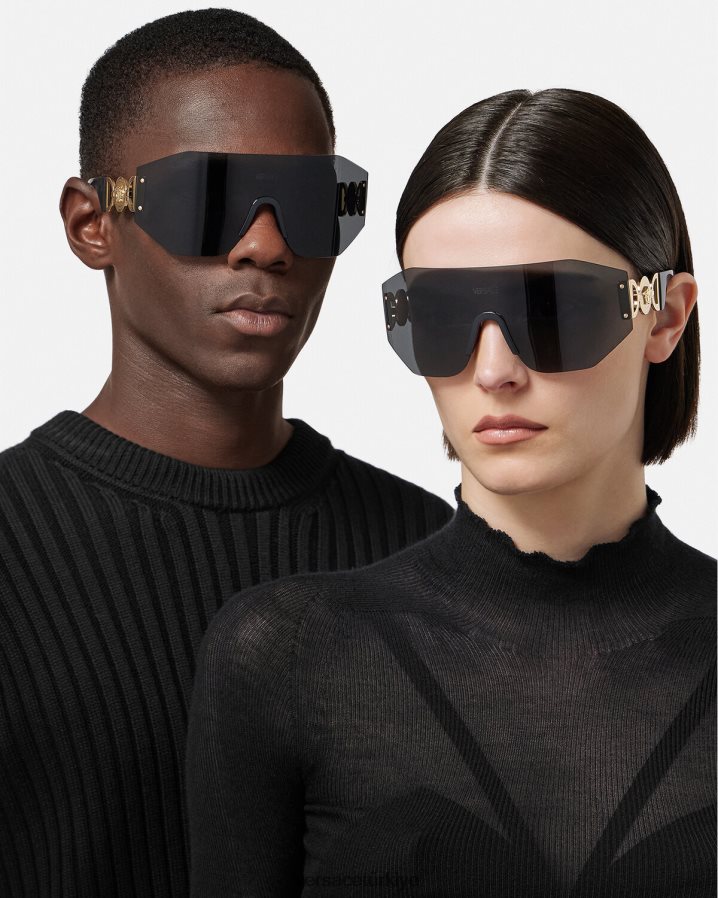 Versace medusa '95 maske güneş gözlüğü kadınlar siyah Aksesuarlar B0HHR8607