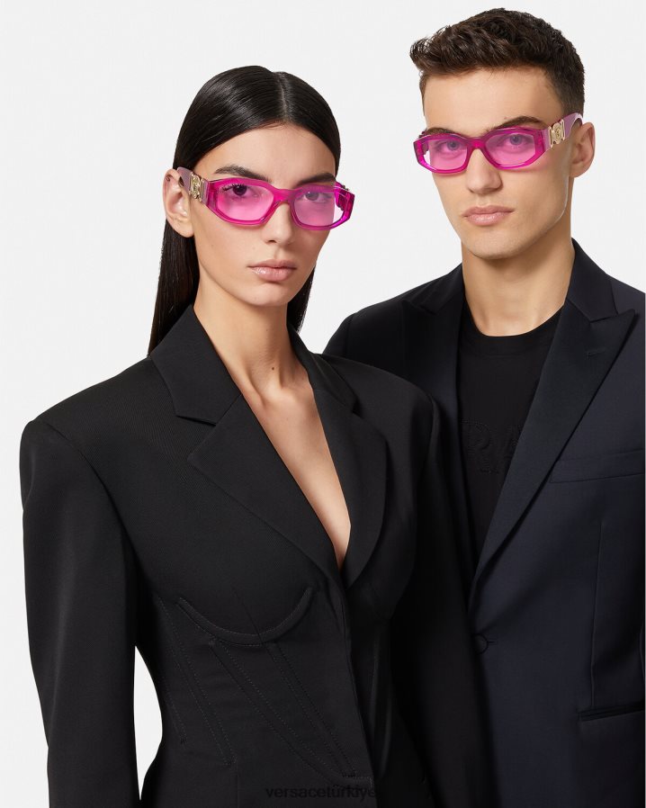 Versace medusa biggie güneş gözlüğü kadınlar fuşya Aksesuarlar B0HHR8651