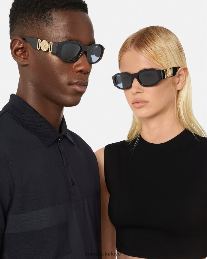 Versace medusa biggie güneş gözlüğü kadınlar siyah Aksesuarlar B0HHR8643