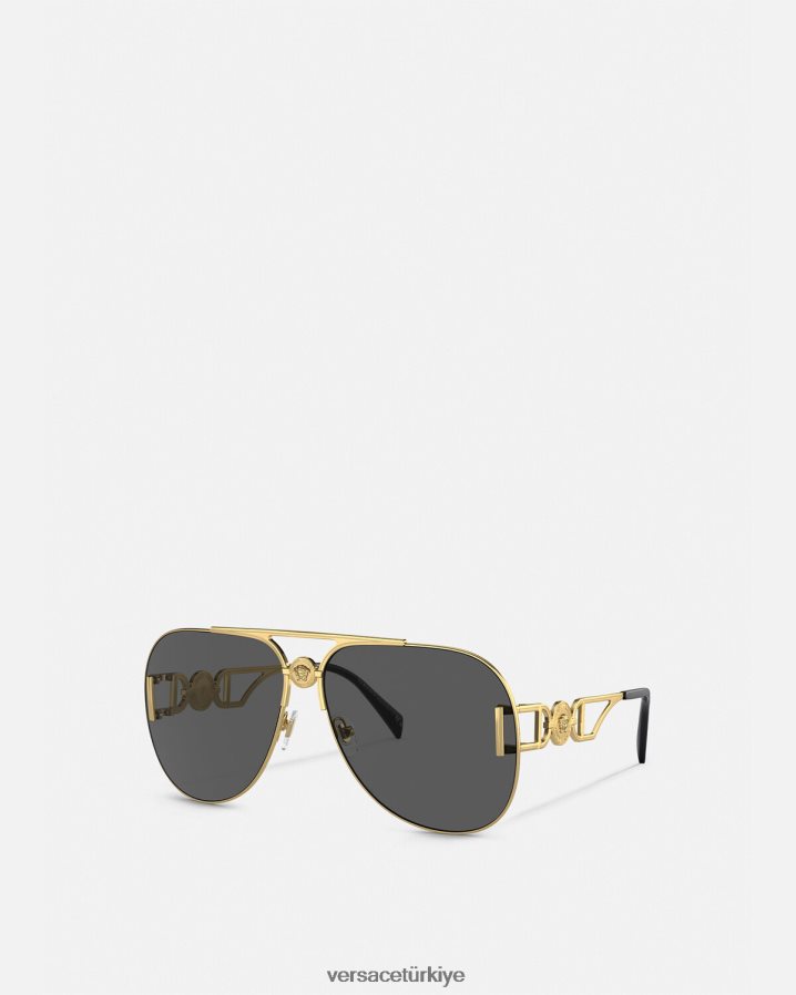 Versace medusa biggie pilot güneş gözlüğü kadınlar onul Aksesuarlar B0HHR8597