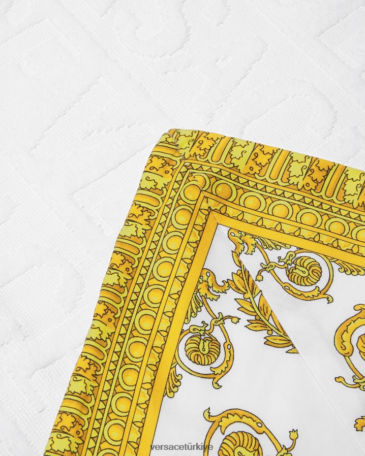 Versace barok plaj havlusu kadınlar beyaz iç çamaşırı ve plaj kıyafeti B0HHR81199