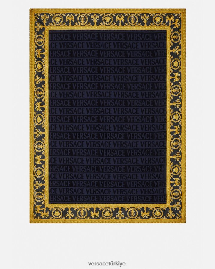 Versace barok plaj havlusu kadınlar mavi iç çamaşırı ve plaj kıyafeti B0HHR81200