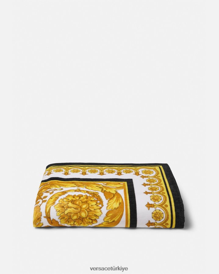 Versace crete de fleur plaj havlusu kadınlar Yazdır iç çamaşırı ve plaj kıyafeti B0HHR81203