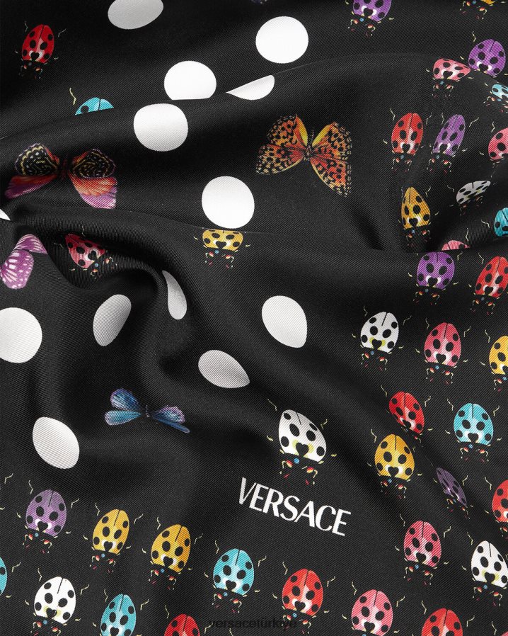 Versace kelebekler ipek fular kadınlar Yazdır Aksesuarlar B0HHR8862