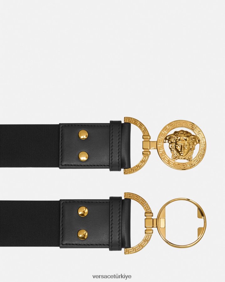 Versace la medusa kemeri kadınlar siyah Aksesuarlar B0HHR8522