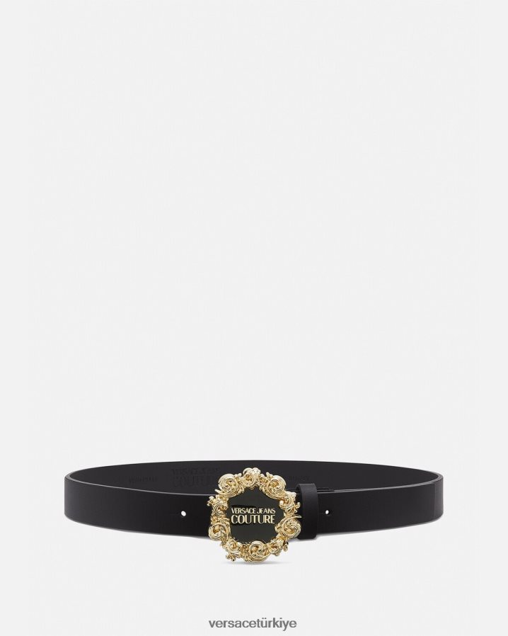 Versace logolu kemer kadınlar siyah Aksesuarlar B0HHR82340