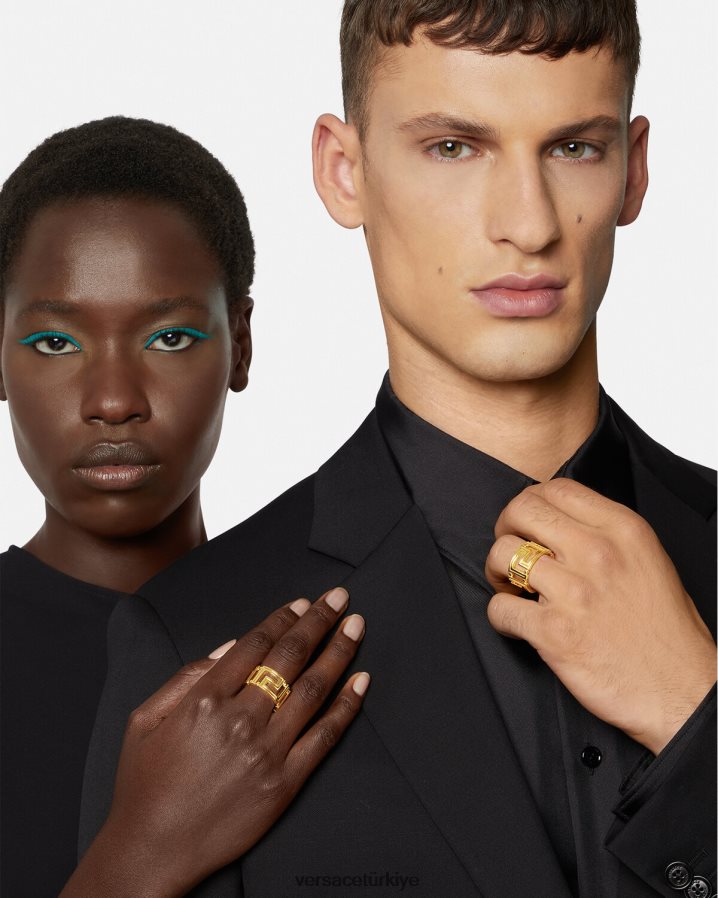 Versace Greka halkası kadınlar altın Aksesuarlar B0HHR8753