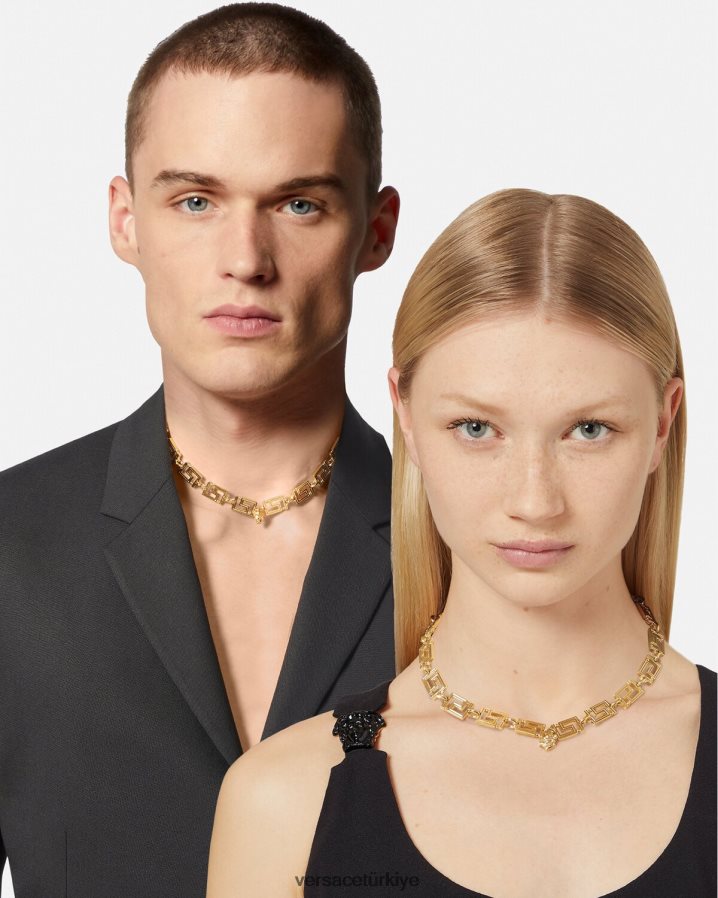 Versace Greka kolye kadınlar altın Aksesuarlar B0HHR8745