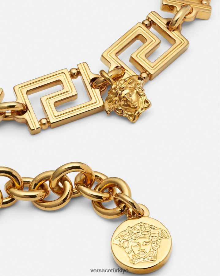 Versace greca bilezik kadınlar altın Aksesuarlar B0HHR8758