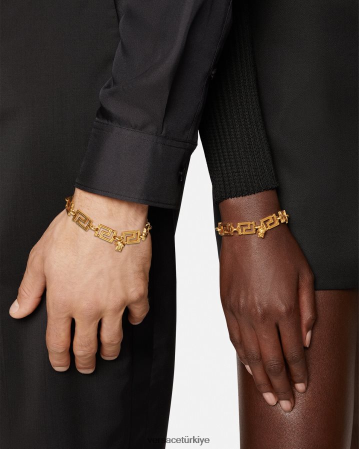 Versace greca bilezik kadınlar altın Aksesuarlar B0HHR8758