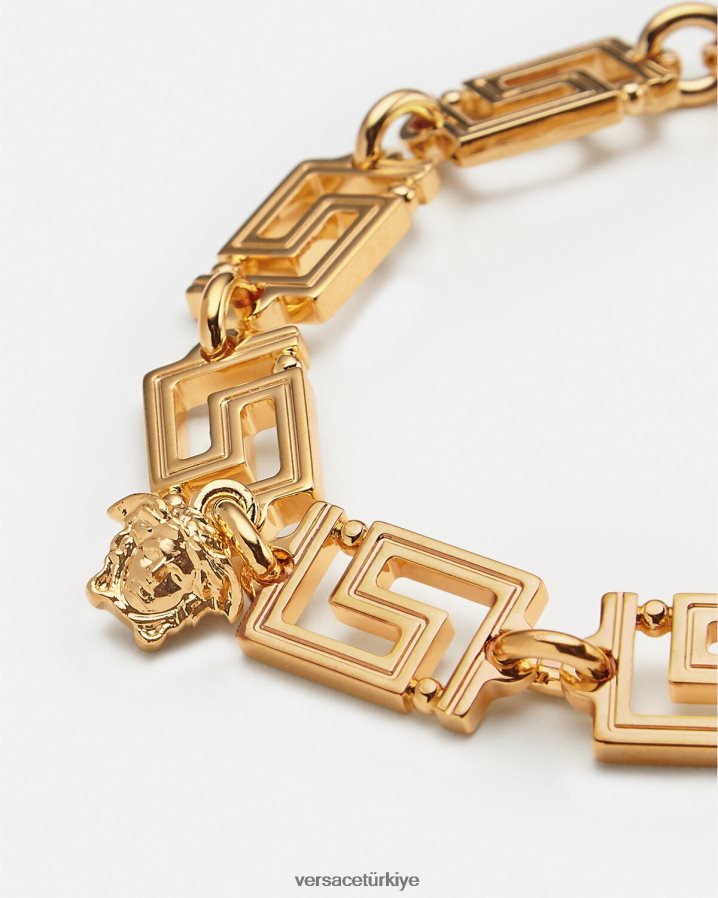 Versace greca bilezik kadınlar sıcak altın Aksesuarlar B0HHR8759