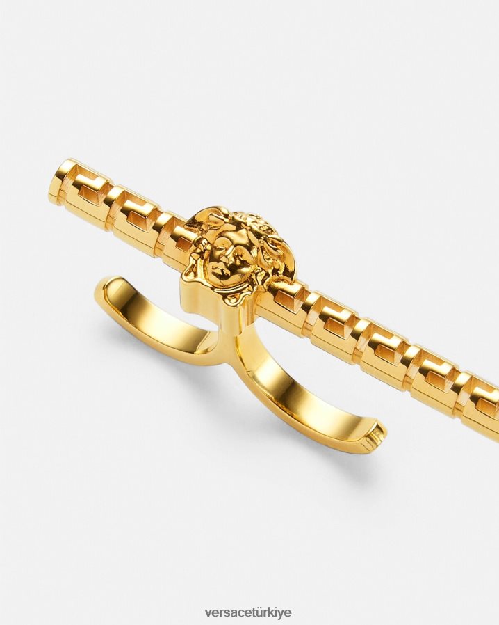 Versace greca çift yüzük kadınlar altın Aksesuarlar B0HHR8754