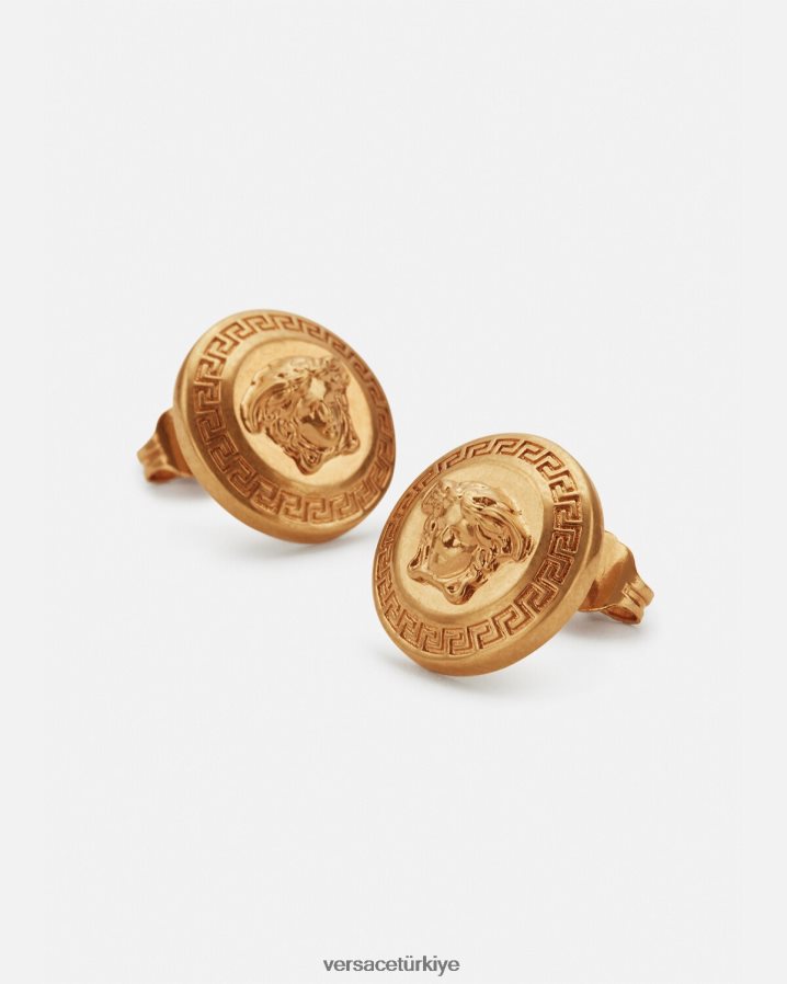 Versace haraç saplama küpe kadınlar haraç altın Aksesuarlar B0HHR8793