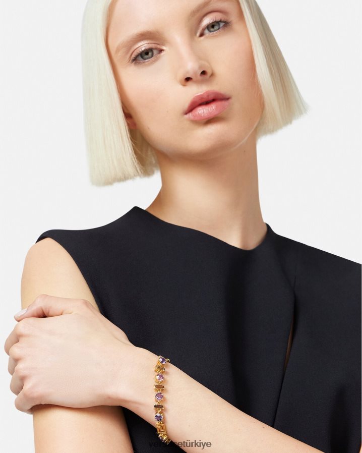 Versace kristal greca bilezik kadınlar tek renk Aksesuarlar B0HHR8839
