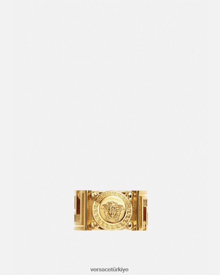 Versace medusa greca yüzüğü kadınlar altın Aksesuarlar B0HHR8751