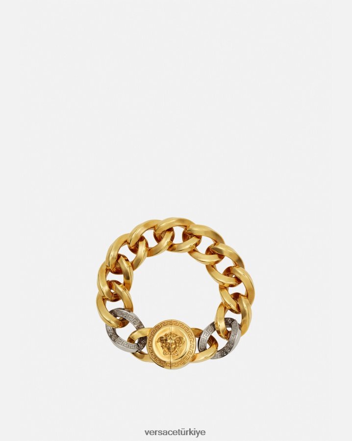 Versace medusa zincir bilezik kadınlar altın Aksesuarlar B0HHR8787
