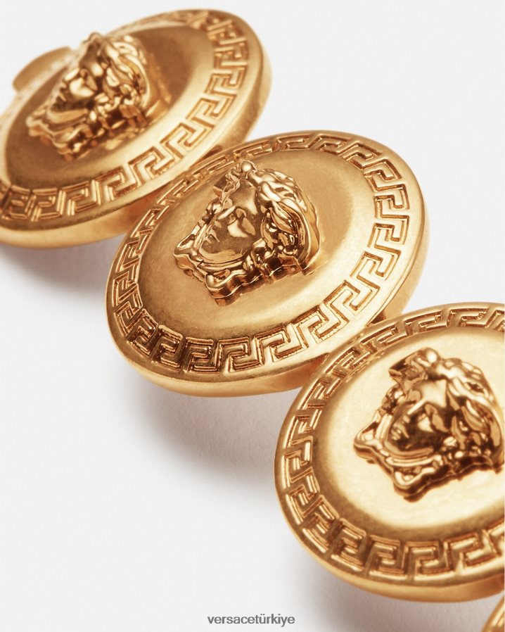 Versace sağ medusa haraç saç tokası kadınlar haraç altın Aksesuarlar B0HHR8796