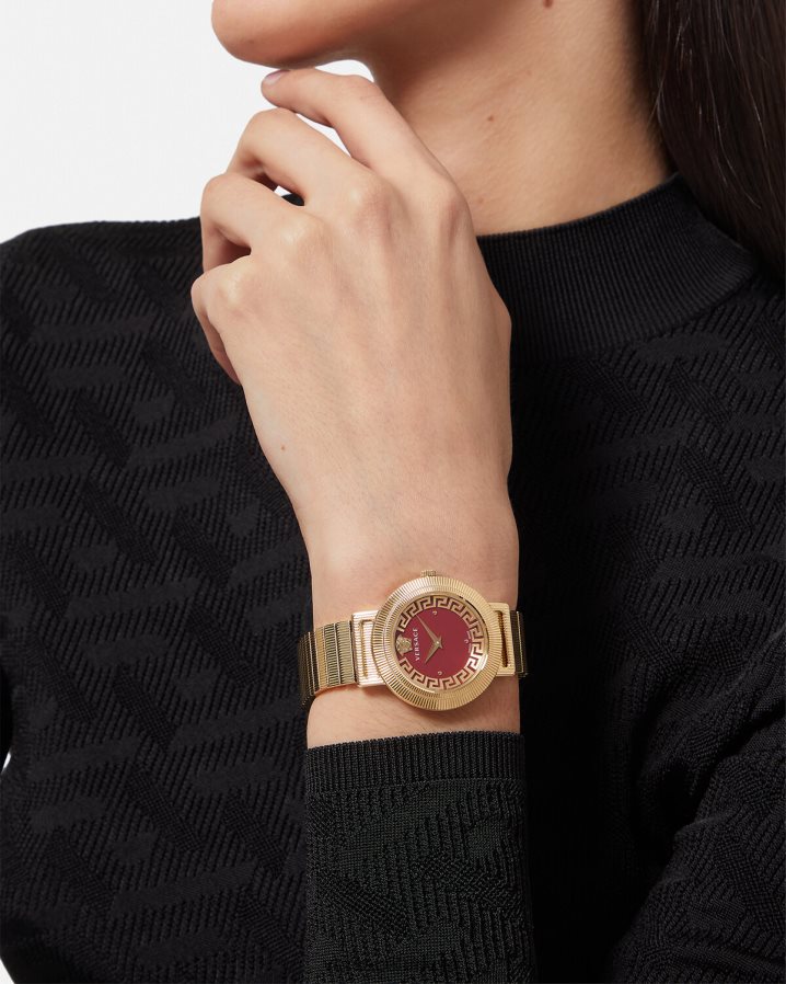 Versace greca şık saat kadınlar pnul Aksesuarlar B0HHR8982