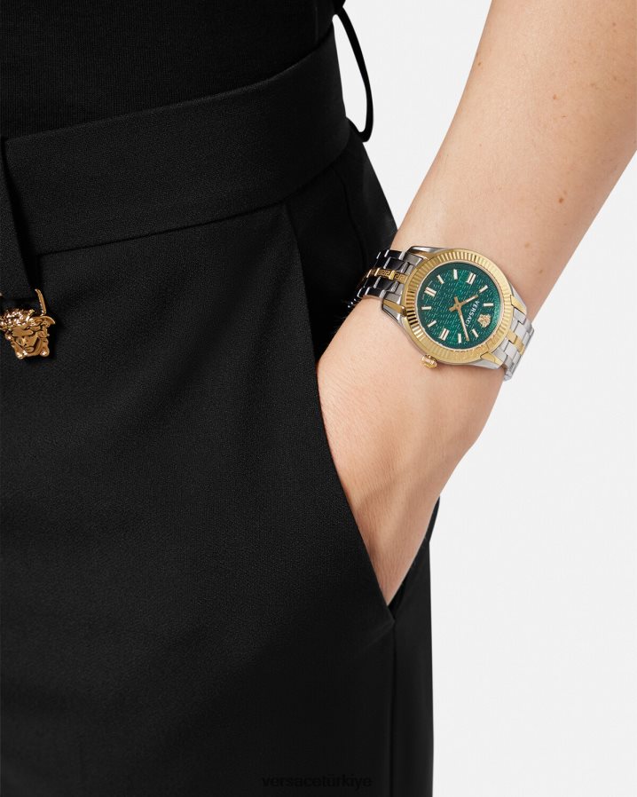 Versace greca zamanı bayan saati kadınlar pnul Aksesuarlar B0HHR8946