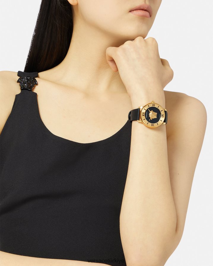 Versace la medusa izle kadınlar siyah Aksesuarlar B0HHR8986