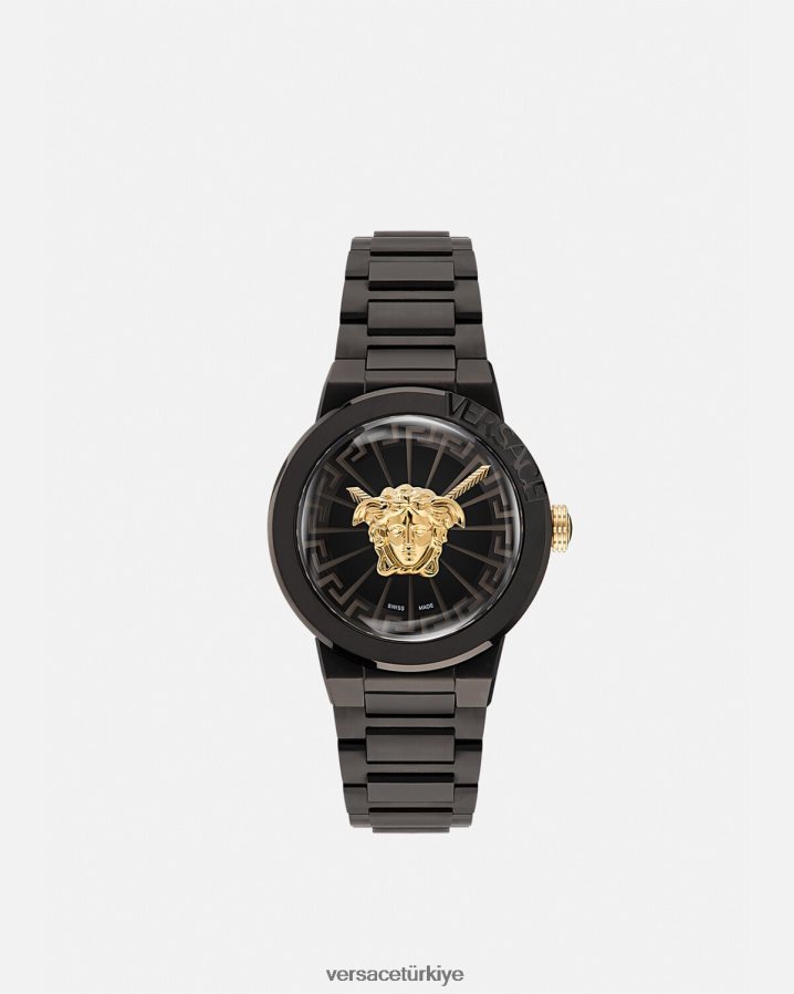 Versace medusa sonsuz izle kadınlar siyah Aksesuarlar B0HHR8994
