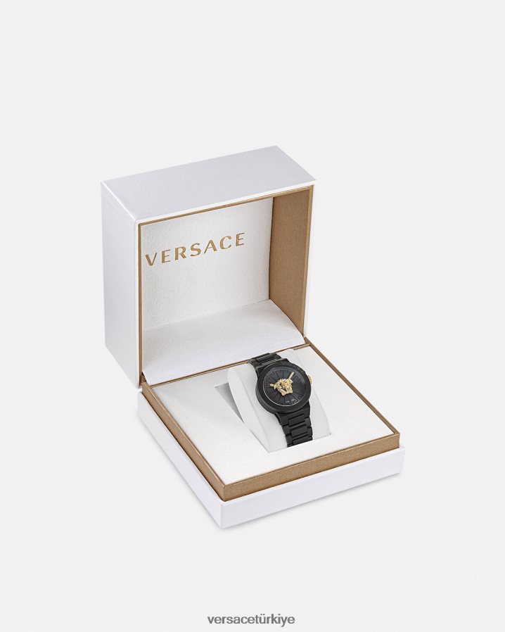 Versace medusa sonsuz izle kadınlar siyah Aksesuarlar B0HHR8994