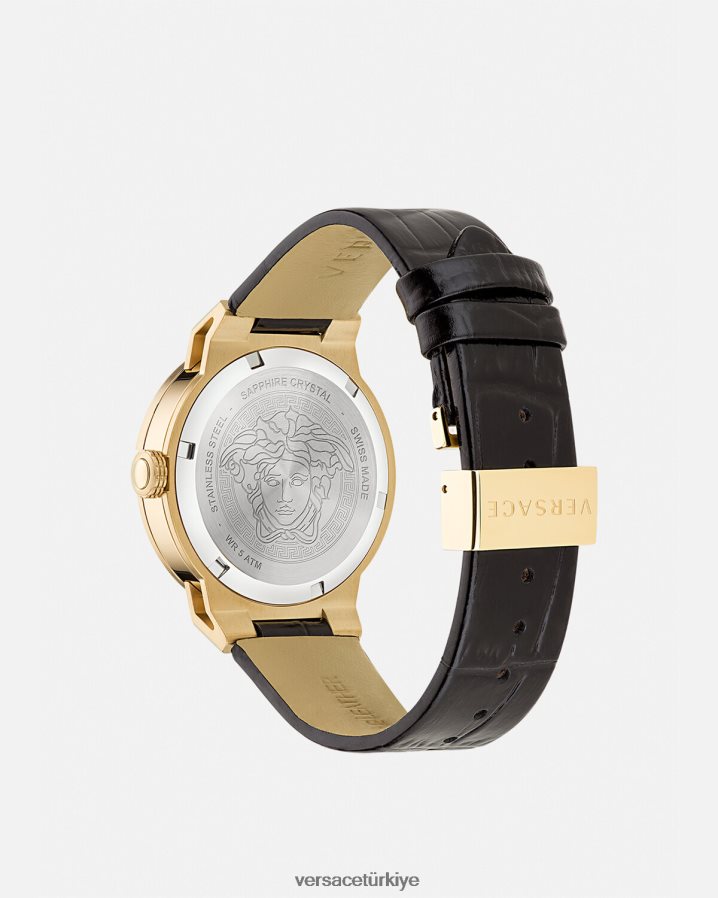 Versace medusa sonsuz izle kadınlar siyah altın Aksesuarlar B0HHR8995