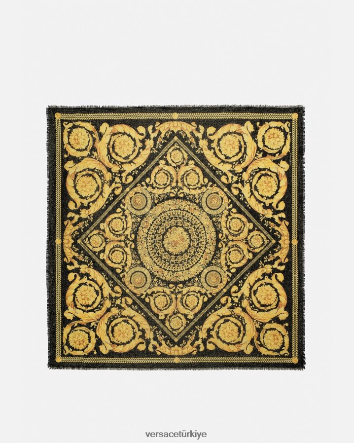 Versace barok saçaklı şal kadınlar Yazdır Aksesuarlar B0HHR8901