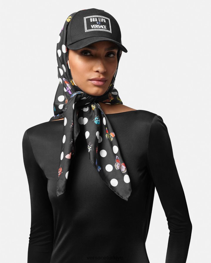 Versace kelebekler fular beyzbol şapkası kadınlar Yazdır Aksesuarlar B0HHR8859