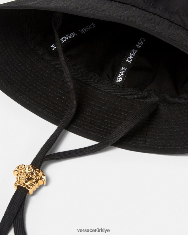 Versace medusa kova şapkası kadınlar siyah Aksesuarlar B0HHR81700