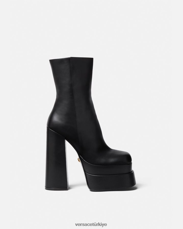 Versace aevitas platform çizmeler kadınlar siyah ayakkabı B0HHR8407